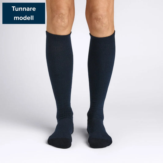 tunn stödstrumpa
